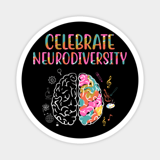 Celebrate Neurodiversity Mental Illness Awareness Magnet
